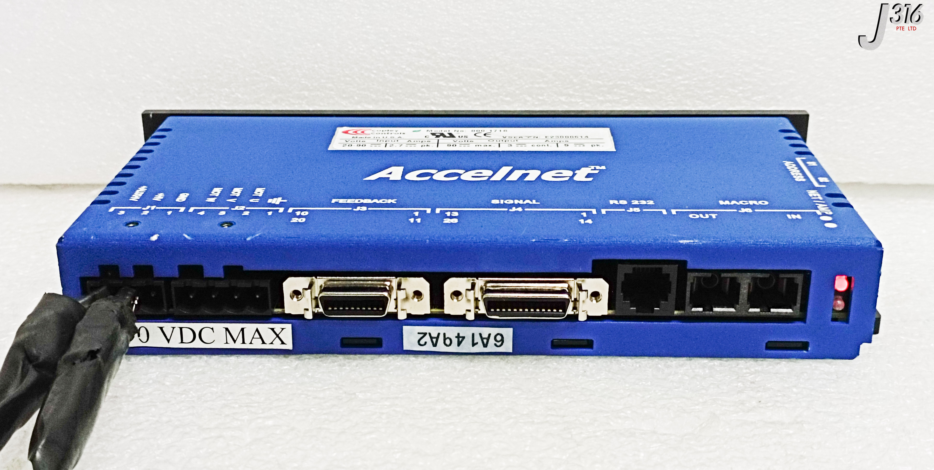 32036 COPLEY CONTROLS SERVO DRIVE, ACCELNET 800-1718 – J316Gallery